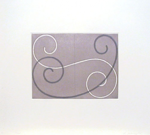 Robert Mangold, Curled Figure III, 2001