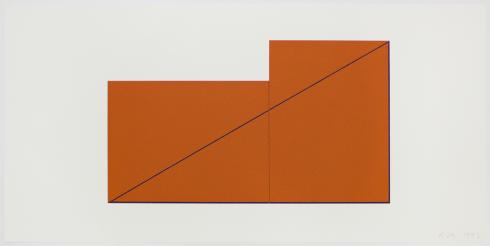 Robert Mangold, Untitled, from Multiple Panel Paintings, 1977