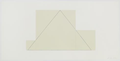 Robert Mangold, Untitled, from Multiple Panel Paintings, 1977