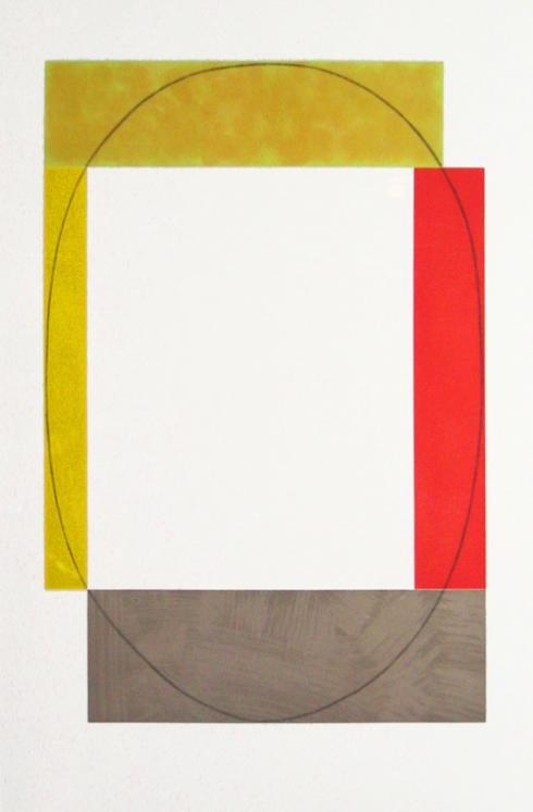 Robert Mangold, B, from Two Aquatints (Frames), 1985