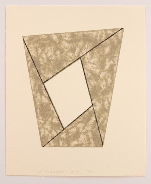 Robert Mangold, Grey Frame, 1988