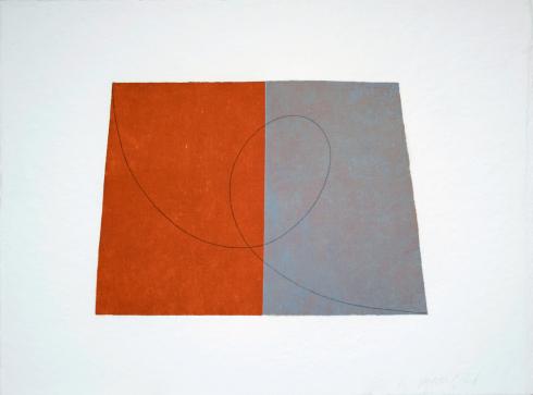 Robert Mangold, Untitled [GT/RM 1-94 W-4], from Drawing With Monotype Background, 1994