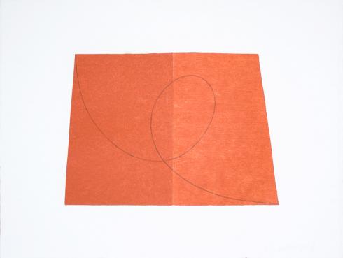 Robert Mangold, Untitled [GT/RM 1-94 A-2], from Drawing With Monotype Background, 1994