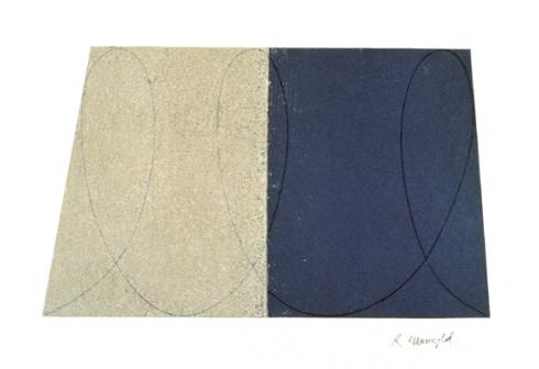 Robert Mangold, Untitled [GM/RM 1-94 A-12], from Drawing With Monotype Background, 1994
