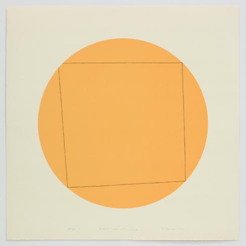 Robert Mangold, 1, from Distorted Square Within A Circle, 1973