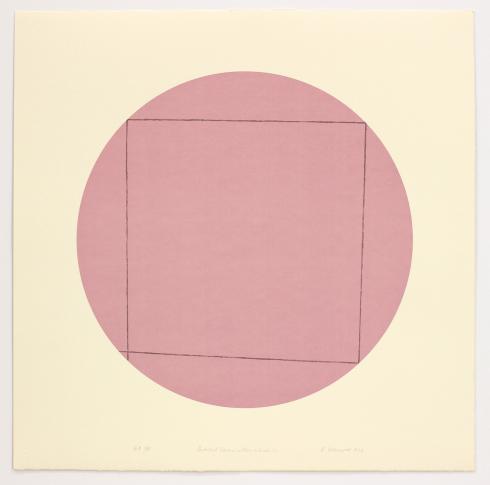 Robert Mangold, 2, from Distorted Square Within A Circle, 1973
