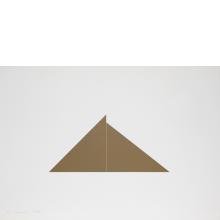 Robert Mangold, A Square within Two Triangles, 1977