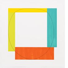 Robert Mangold, Four Color Frame, 1984