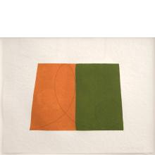 Robert Mangold, Untitled [GT/RM 1-94 W-6], from Drawing With Monotype Background, 1994