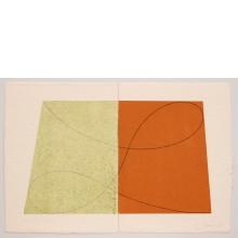 Robert Mangold, Untitled [GM/RM 1-94 A-9], from Drawing With Monotype Background, 1994