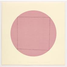 Robert Mangold, 2, from Distorted Square Within A Circle, 1973