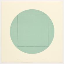 Robert Mangold, 3, from Distorted Square Within A Circle, 1973