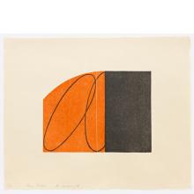 Robert Mangold, Orange/Black Zone, 1997
